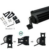 BARRA LED CREE 240W RETA 42" LONGO ALCANCE HOMOLOGADA HR 17,5