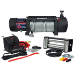 GUINCHO ELÉTRICO BULL 13500LBS 7HP (6120 KG) 12V/24V C. AÇO