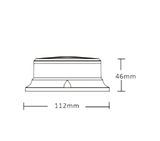 FAROL MAGNÉTICO DE EMERGÊNCIA INTERMITENTE TIPO APROVADO R65 e 10R AZUL