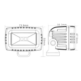 FAROL LED 20W CREE MILITAR