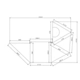 TOLDO LATERAL 270º REFORÇADO 230 CM