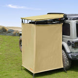 CABINE DE CHUVEIRO PORTÁTIL + PISO PVC