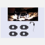 KIT 4 LUZES LED IP68 À PROVA DE ROCHAS