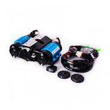 COMPRESSOR DE MOTOR DUPLO HF 12V PARA BLOQUEIOS E PNEUS