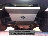 PROTEÇÃO LAND CRUISER HDJ 100 (8mm) RADIADOR + CAIXA+ MOTOR