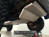 PROTEÇÃO LAND CRUISER HDJ 100 (8mm) RADIADOR + CAIXA+ MOTOR