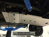 PROTEÇÃO LAND CRUISER KZJ 95 (8mm) RADIADOR + CAIXA + MOTOR