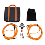 KIT SISTEMA DE INSUFLAÇÃO E DESINSUFLAÇÃO DE 4 PNEUS EM SIMULTÂNEO
