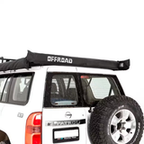 TOLDO TRASEIRO COM LUZ LED 1,4M DE LARGURA X 2M ABERTO OFFROAD CINZA