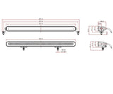 BARRA LED DE LONGO ALCANCE HOMOLOGADA 120W ECE 112R HR 30 (FINA)