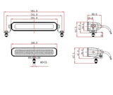 KIT 2 BARRAS LONGO ALCANCE HOMOLOGADAS 40W HR 12.5