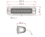 FAROL EMBUTIDO COM LEDS DE 30W LONGO ALCANCE HOMOLOGADO HR 17.5