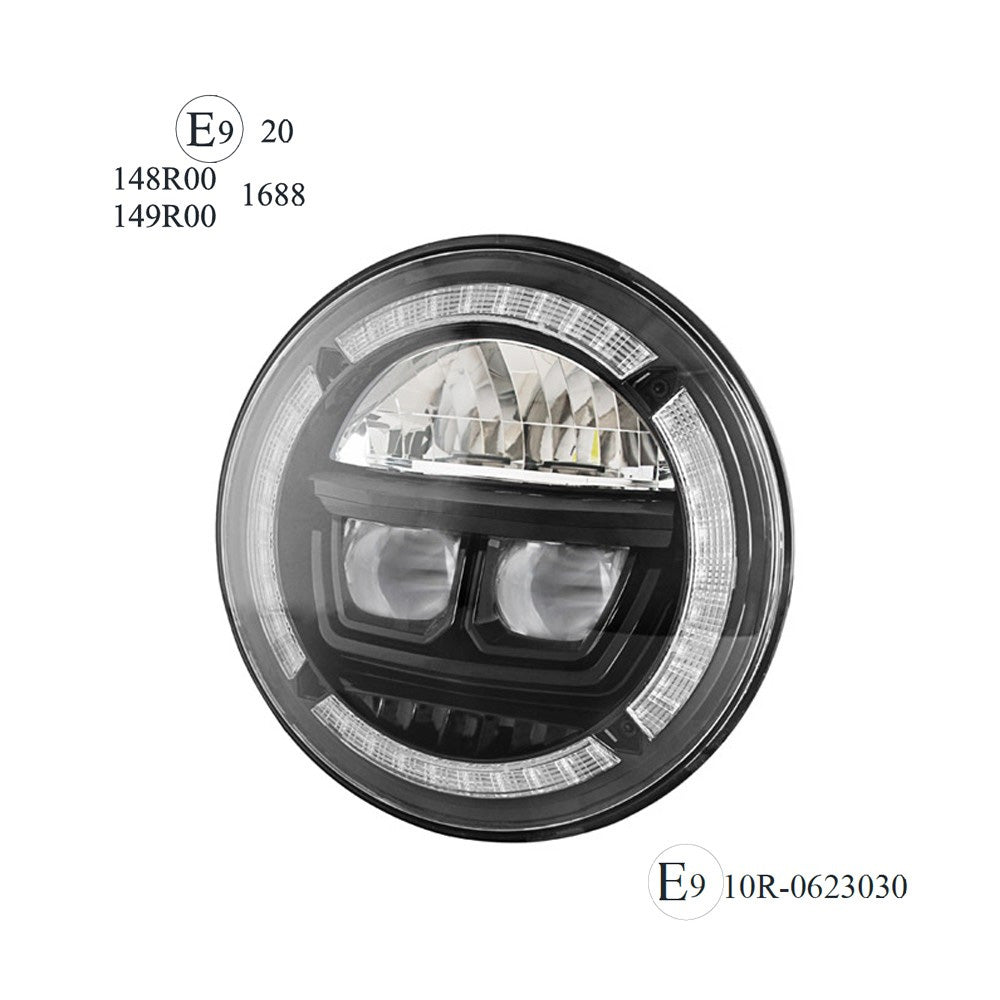 FAROL LED 7'' HOMOLOGADO ECE R10 R148 R149 – Nomad TT