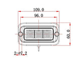 FAROL EMBUTIDO 15W LED OSRAM HOMOLOGADO ECE R23 MARCHA ATRÁS 3"