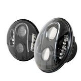 FAROIS LED NEGRO 7" HOMOLOGADO ECE R10 R112 R7 (PAR)