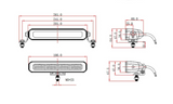 Conjunto 2 Barras de LED de Longo Alcance Aprovadas 40W HR 12.5