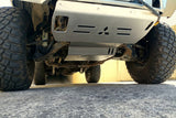 PROTEÇÃO PAJERO ABAS LARGAS CURTO (8mm e 6mm)  RADIADOR + CAIXA + MOTOR + DEPÓSITO