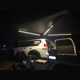 TOLDO LATERAL OVERLAND 270º PREMIUM C/ LUZ LED (2.5m) VERDE